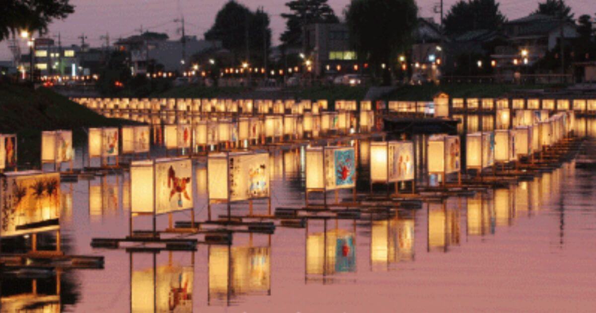 杉戸町流灯まつり