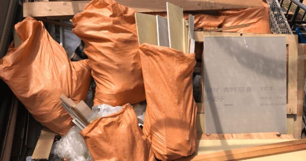 【杉戸町】建築現場から出る混載ゴミ・産業廃棄物の一括回収事例（春日部リユース）
